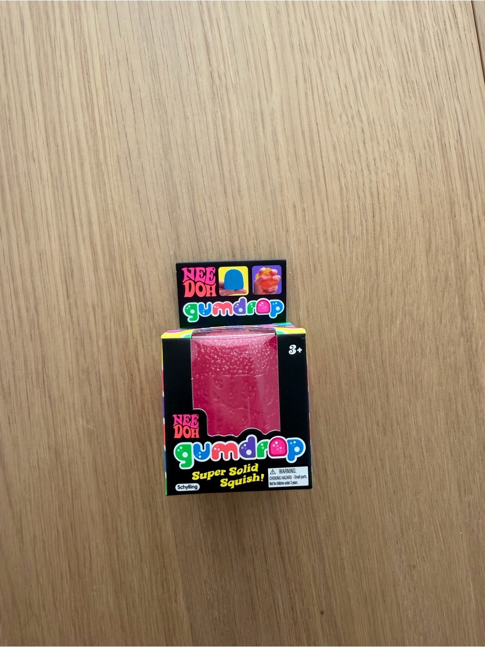 NeeDoh Gumdrop Super Solid Squish - Pink